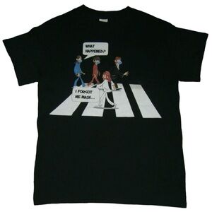 The Beatles Abbey Road Mask Pandemic Band Tee McCartney Lennon Eclectic Casual